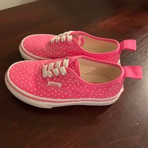 Toddler girl vans.